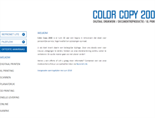 Tablet Screenshot of colorcopy2000.be